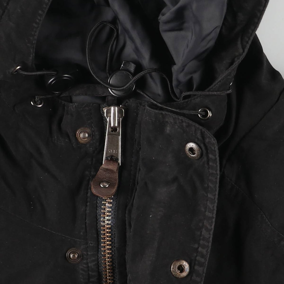 Eddie Bauer Mountain Parka Shell Jacket, Men's Size L Nylon black type Vintage Second Hand