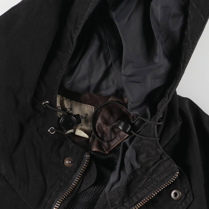 Eddie Bauer Mountain Parka Shell Jacket, Men's Size L Nylon black type Vintage Second Hand
