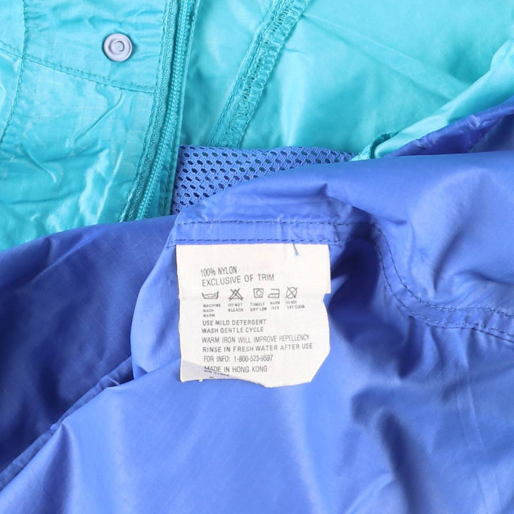 1990'S Patagonia Feathershell Pullover 83201F1 Nylon Parka, Men's Size L (approx.), Made in 2001, Vintage Nylon green type Vintage Second Hand