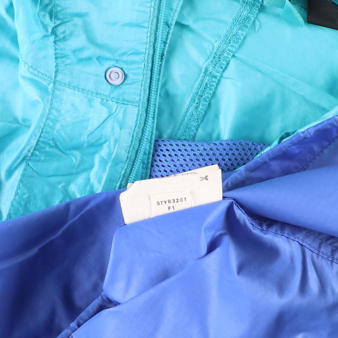 1990'S Patagonia Feathershell Pullover 83201F1 Nylon Parka, Men's Size L (approx.), Made in 2001, Vintage Nylon green type Vintage Second Hand