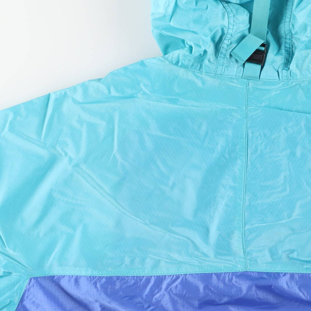 1990'S Patagonia Feathershell Pullover 83201F1 Nylon Parka, Men's Size L (approx.), Made in 2001, Vintage Nylon green type Vintage Second Hand