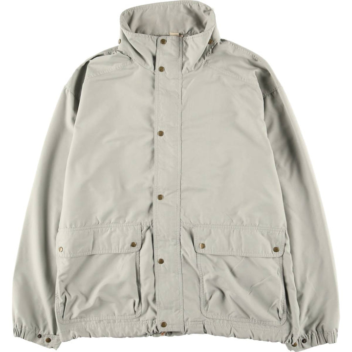 Vintage LLBean Mountain Jacket/Shell Jacket from the 1990s, Men's Size L (approx.). polyester Beige type Vintage Second Hand