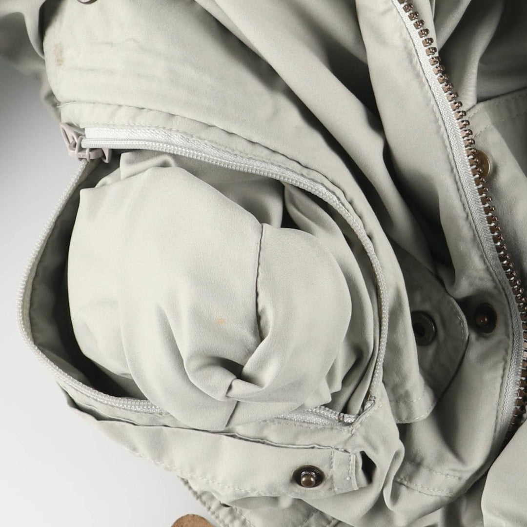 Vintage LLBean Mountain Jacket/Shell Jacket from the 1990s, Men's Size L (approx.). polyester Beige type Vintage Second Hand
