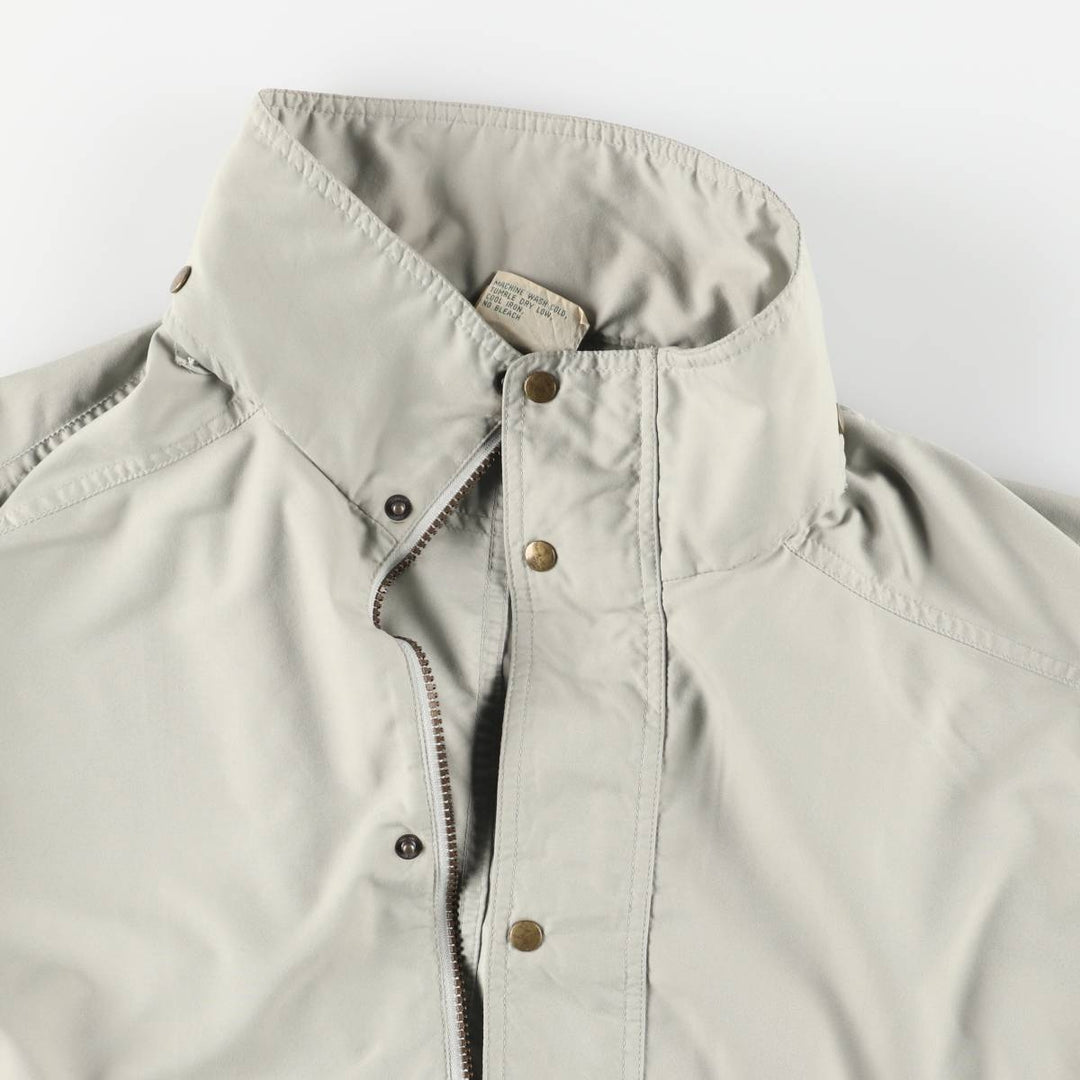 Vintage LLBean Mountain Jacket/Shell Jacket from the 1990s, Men's Size L (approx.). polyester Beige type Vintage Second Hand