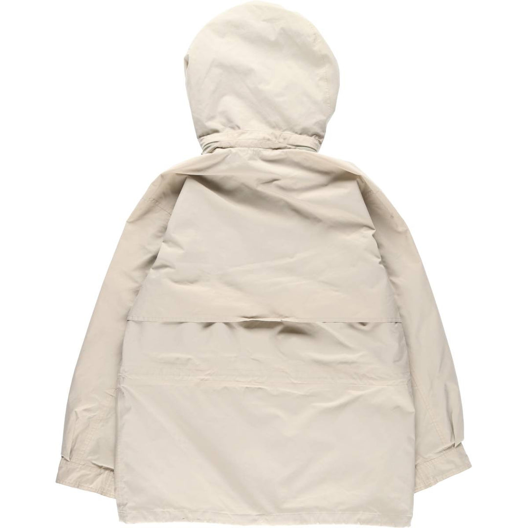 Eddie Bauer Mountain Parka Shell Jacket, Men's Size M (approx.) polyester Beige type Vintage Second Hand