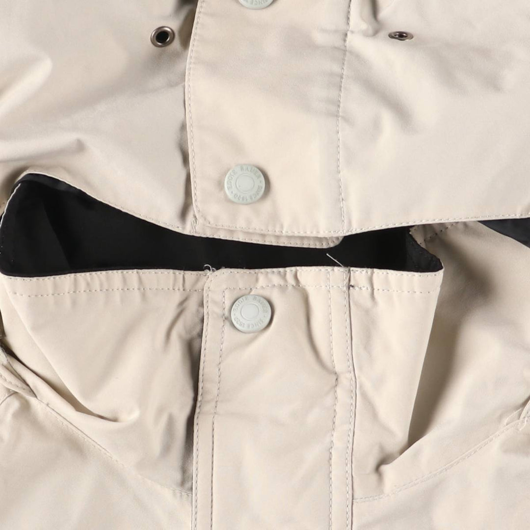 Eddie Bauer Mountain Parka Shell Jacket, Men's Size M (approx.) polyester Beige type Vintage Second Hand