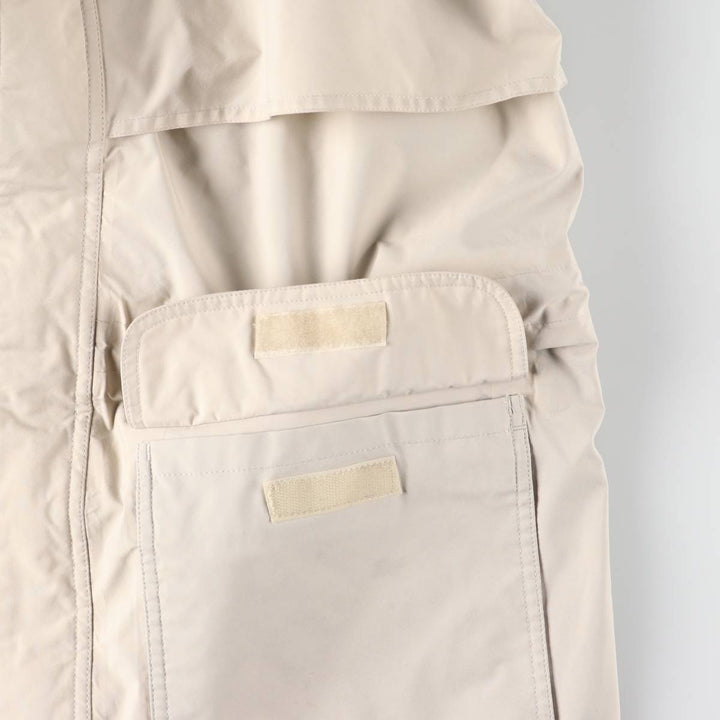 Eddie Bauer Mountain Parka Shell Jacket, Men's Size M (approx.) polyester Beige type Vintage Second Hand