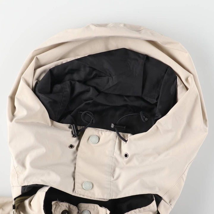 Eddie Bauer Mountain Parka Shell Jacket, Men's Size M (approx.) polyester Beige type Vintage Second Hand