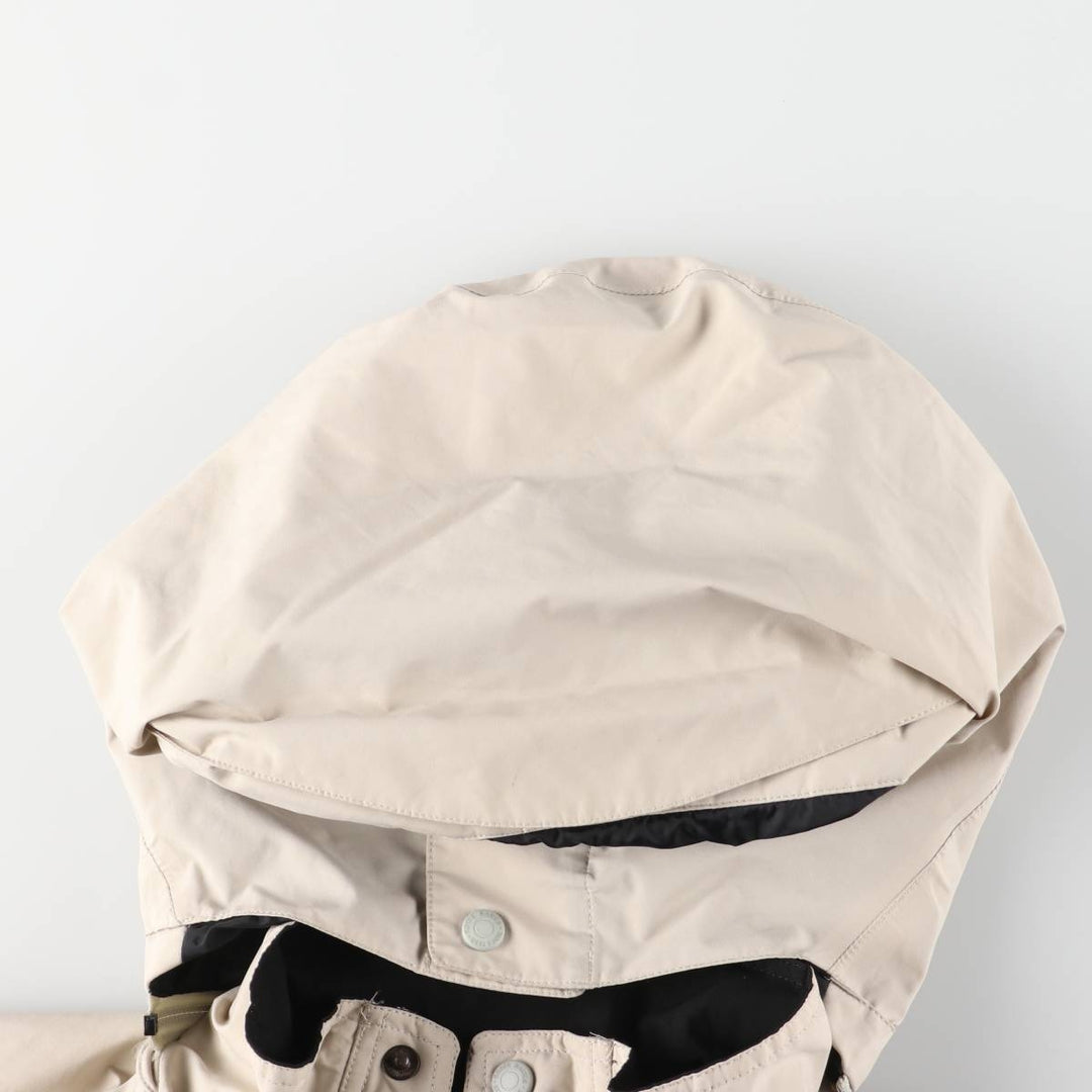 Eddie Bauer Mountain Parka Shell Jacket, Men's Size M (approx.) polyester Beige type Vintage Second Hand