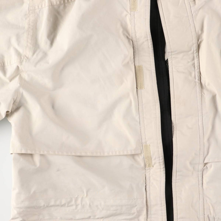 Eddie Bauer Mountain Parka Shell Jacket, Men's Size M (approx.) polyester Beige type Vintage Second Hand