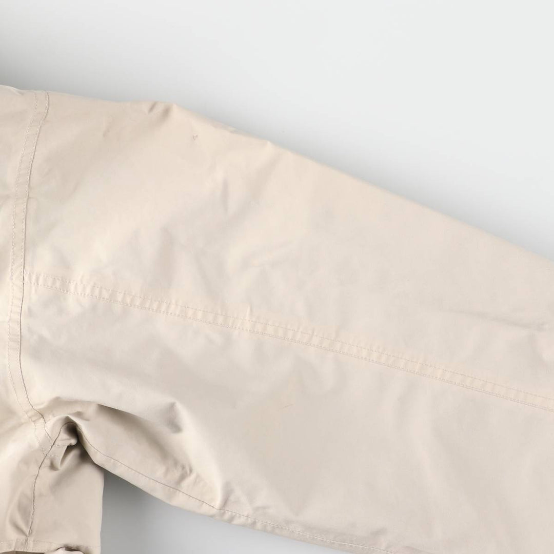 Eddie Bauer Mountain Parka Shell Jacket, Men's Size M (approx.) polyester Beige type Vintage Second Hand