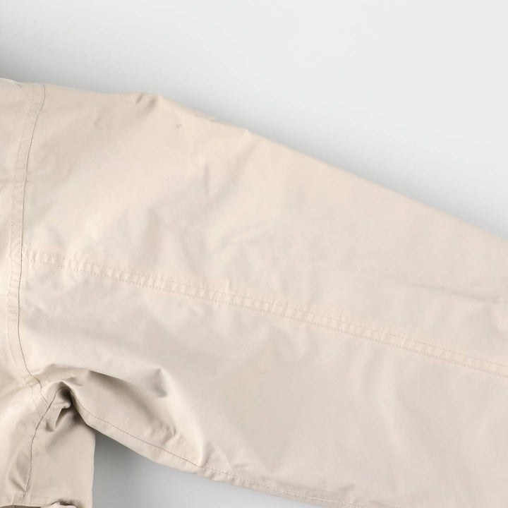 Eddie Bauer Mountain Parka Shell Jacket, Men's Size M (approx.) polyester Beige type Vintage Second Hand