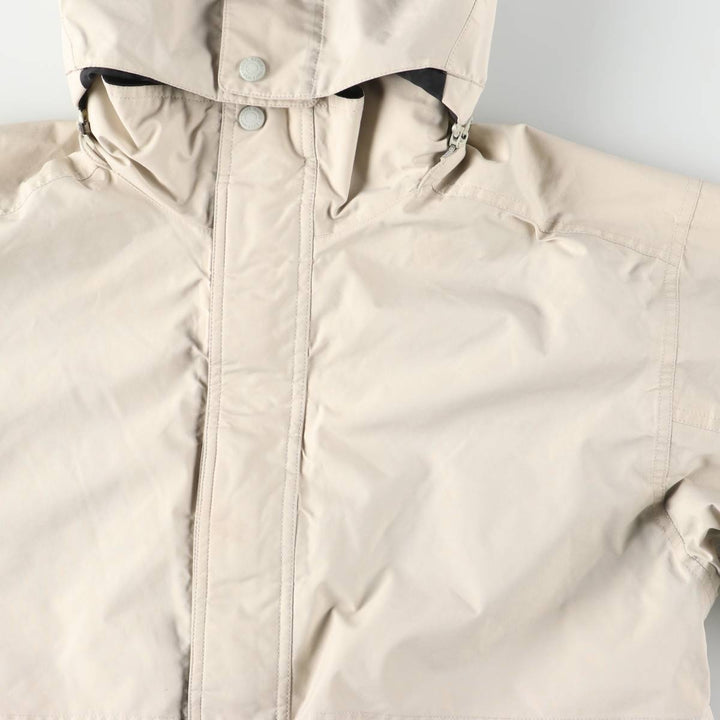 Eddie Bauer Mountain Parka Shell Jacket, Men's Size M (approx.) polyester Beige type Vintage Second Hand