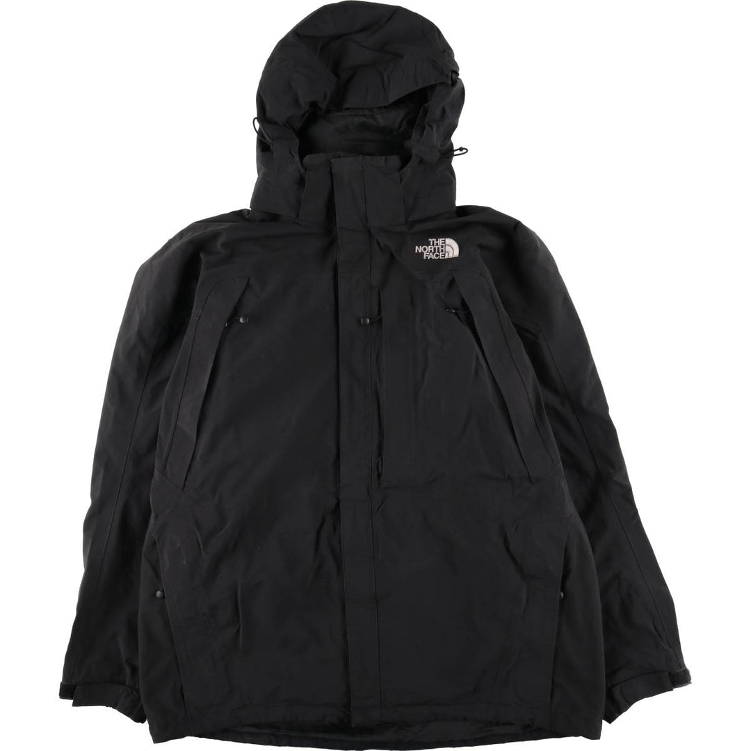 The North Face Mountain Parka Shell Jacket, Men's XL Nylon black type Vintage Second Hand