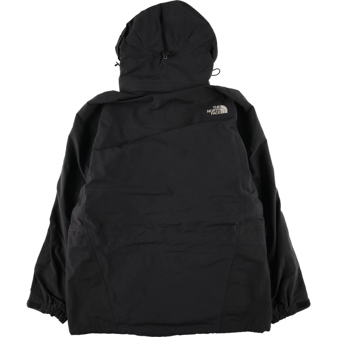 The North Face Mountain Parka Shell Jacket, Men's XL Nylon black type Vintage Second Hand