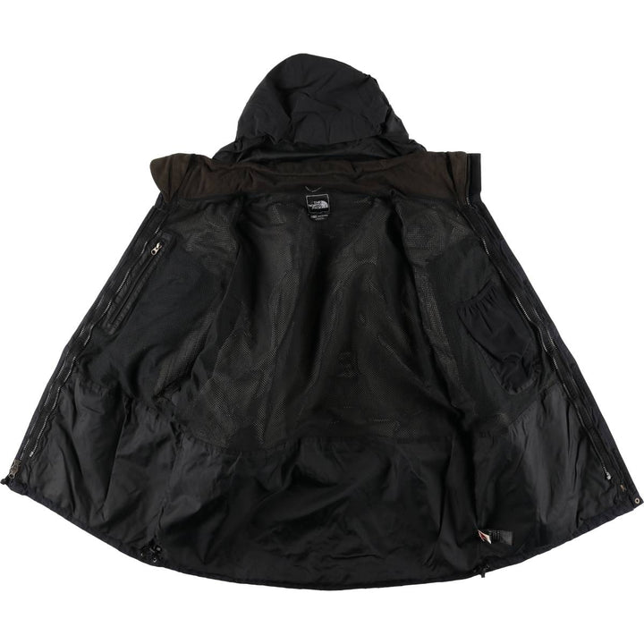 The North Face Mountain Parka Shell Jacket, Men's XL Nylon black type Vintage Second Hand