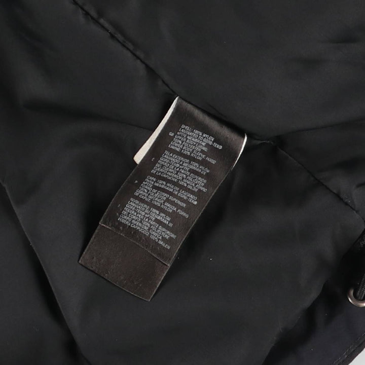 The North Face Mountain Parka Shell Jacket, Men's XL Nylon black type Vintage Second Hand