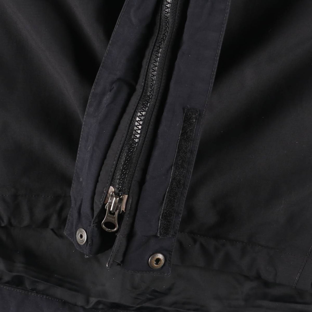 The North Face Mountain Parka Shell Jacket, Men's XL Nylon black type Vintage Second Hand