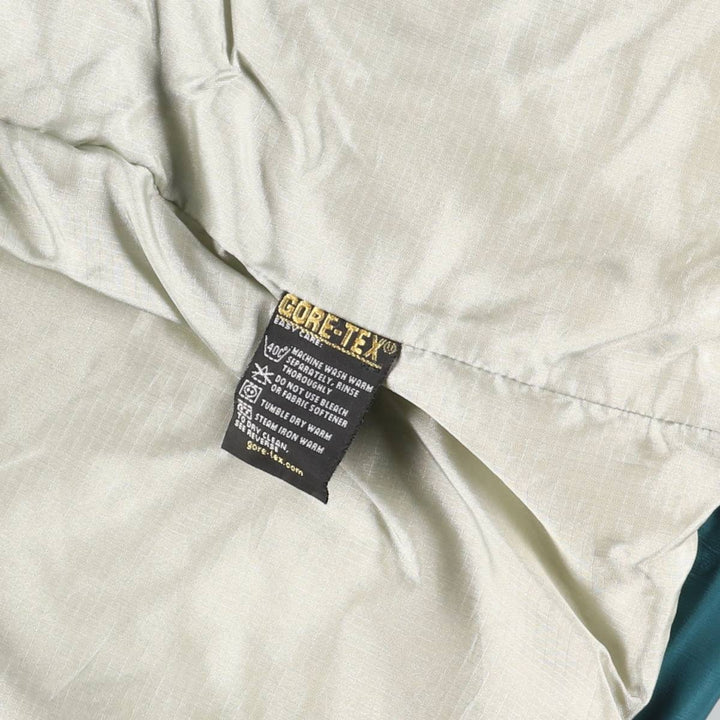 LLBean OUTDOORS GORE-TEX Mountain Parka Shell Jacket (Men's Size M) Nylon green type Vintage Second Hand