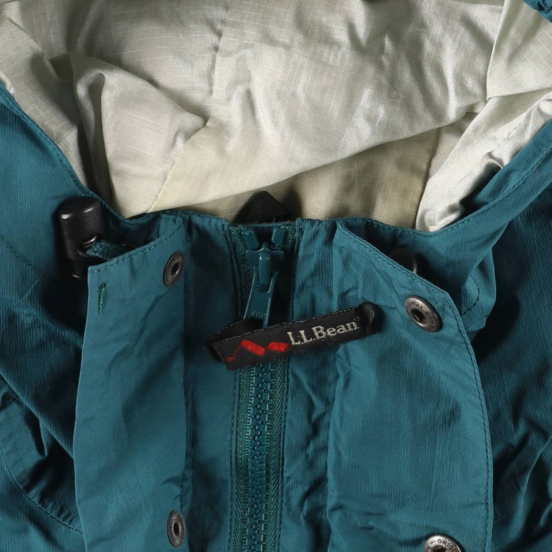 LLBean OUTDOORS GORE-TEX Mountain Parka Shell Jacket (Men's Size M) Nylon green type Vintage Second Hand