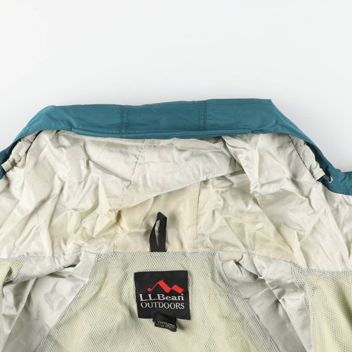 LLBean OUTDOORS GORE-TEX Mountain Parka Shell Jacket (Men's Size M) Nylon green type Vintage Second Hand