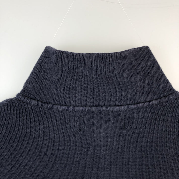 Ralph Lauren POLO by Ralph Lauren Half-Zip Sweatshirt, Men's XL cotton navy blue type Vintage Second Hand