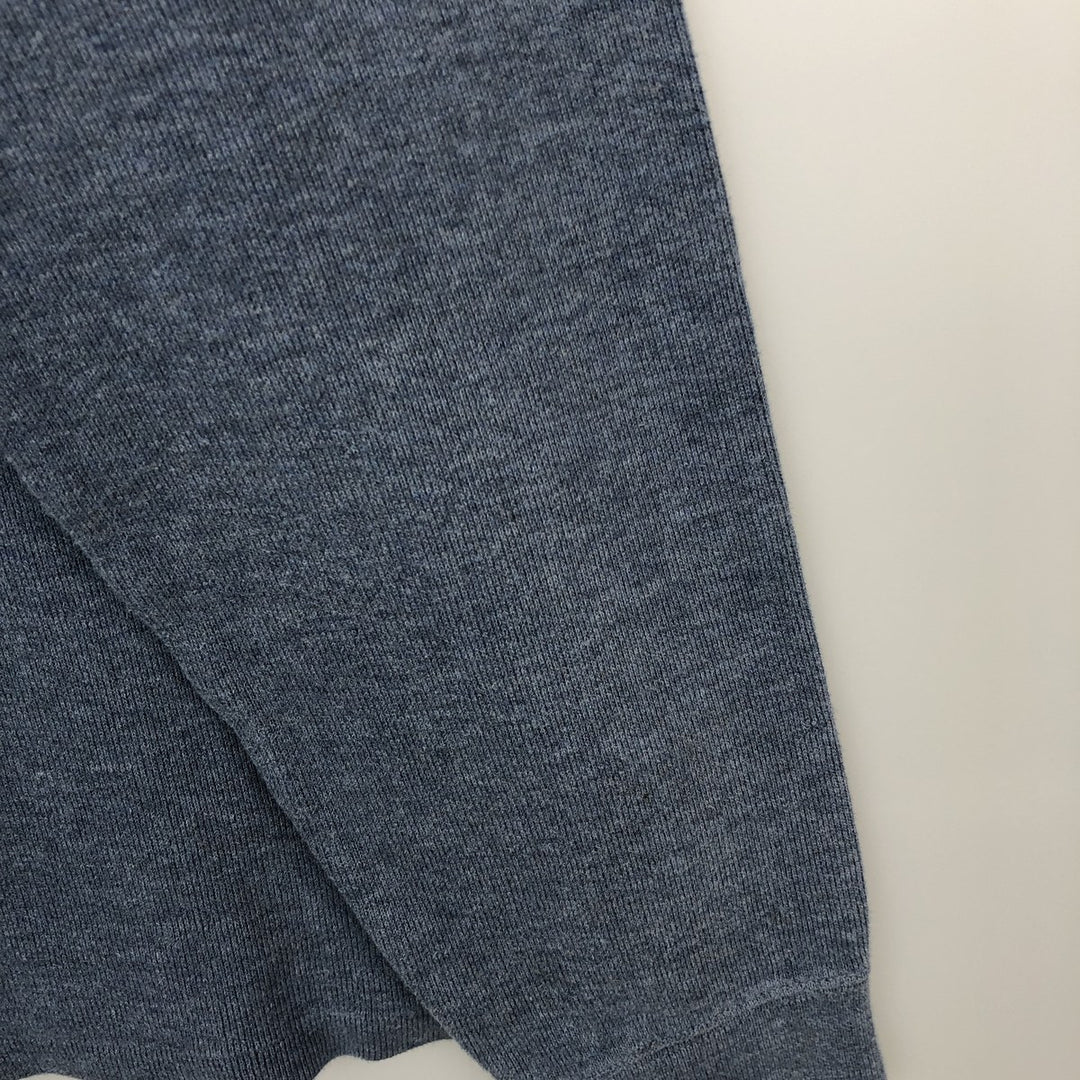 Ralph Lauren POLO RALPH LAUREN Half-zip sweatshirt, sweatshirt, men's size L cotton gray type Vintage Second Hand