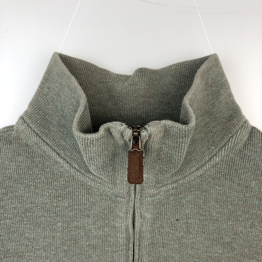 Ralph Lauren POLO by Ralph Lauren Half-Zip Sweatshirt, Men's Size L cotton green type Vintage Second Hand