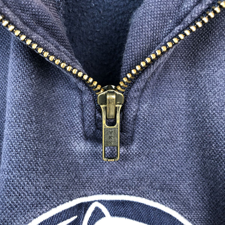 Nike Team Half-Zip Sweatshirt (Men's Size XL) cotton navy blue type Vintage Second Hand