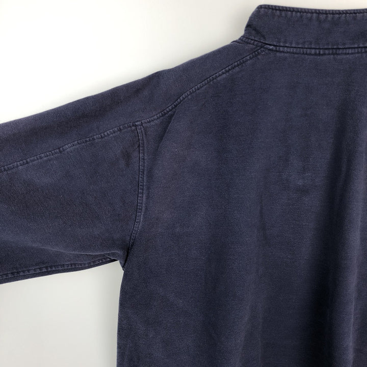 Nike Team Half-Zip Sweatshirt (Men's Size XL) cotton navy blue type Vintage Second Hand