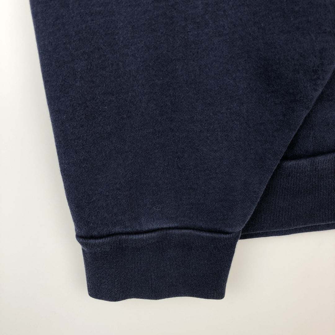 Ralph Lauren POLO GOLF Half-Zip Sweatshirt, Men's XL cotton navy blue type Vintage Second Hand