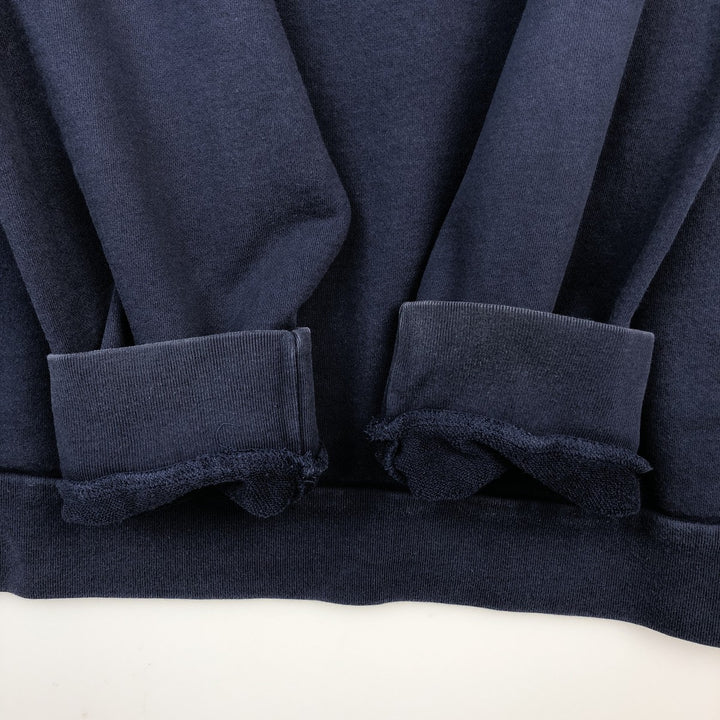 Ralph Lauren POLO GOLF Half-Zip Sweatshirt, Men's XL cotton navy blue type Vintage Second Hand
