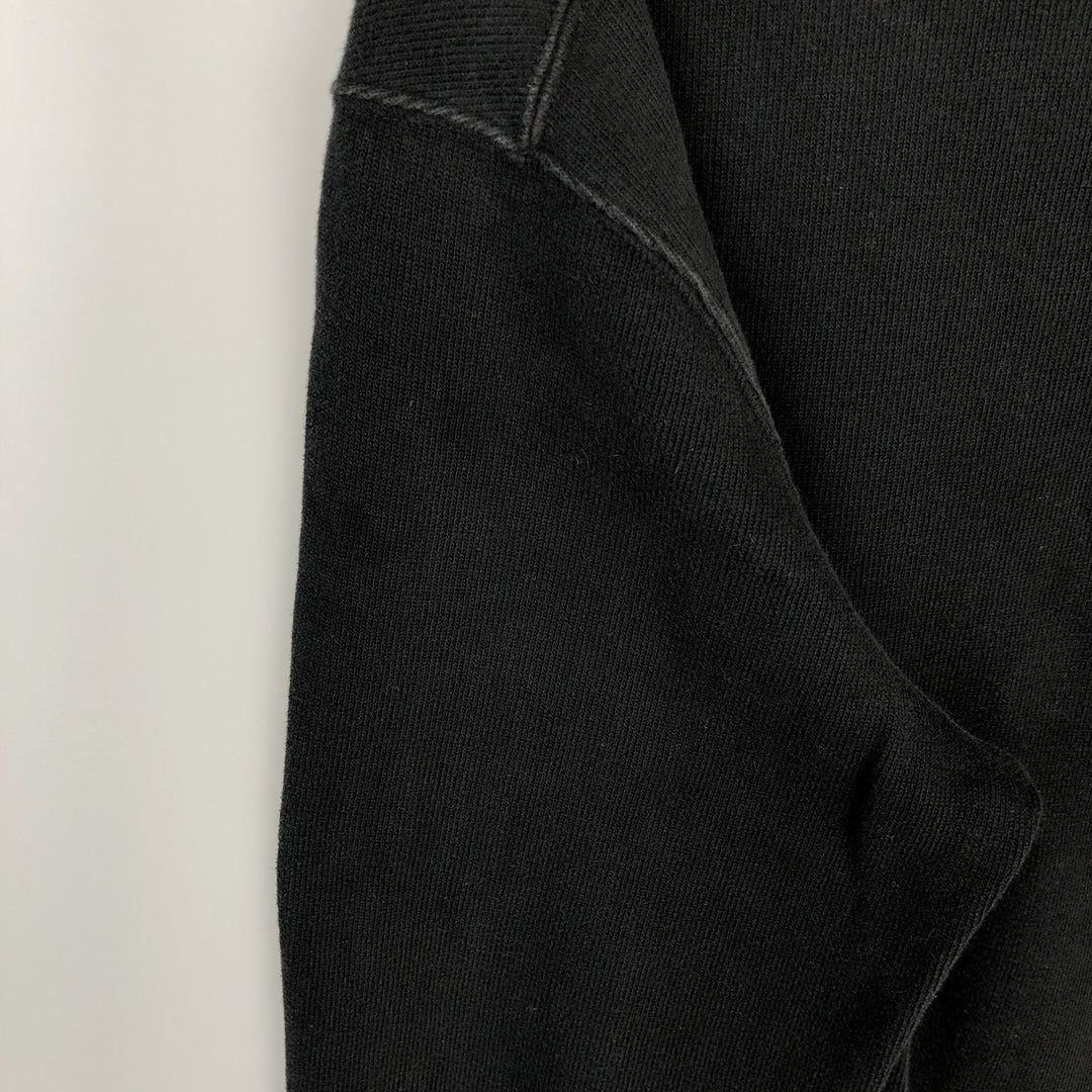 Ralph Lauren POLO by Ralph Lauren Half-Zip Sweatshirt, Men's XL cotton black type Vintage Second Hand