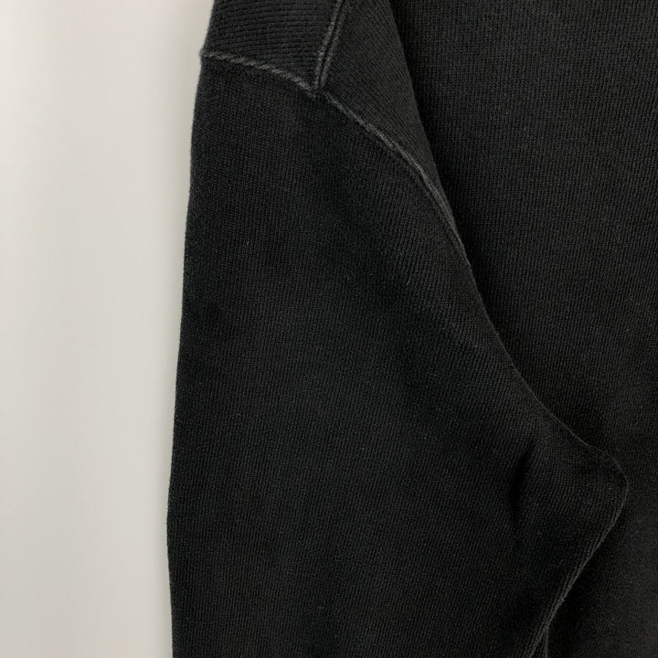 Ralph Lauren POLO by Ralph Lauren Half-Zip Sweatshirt, Men's XL cotton black type Vintage Second Hand