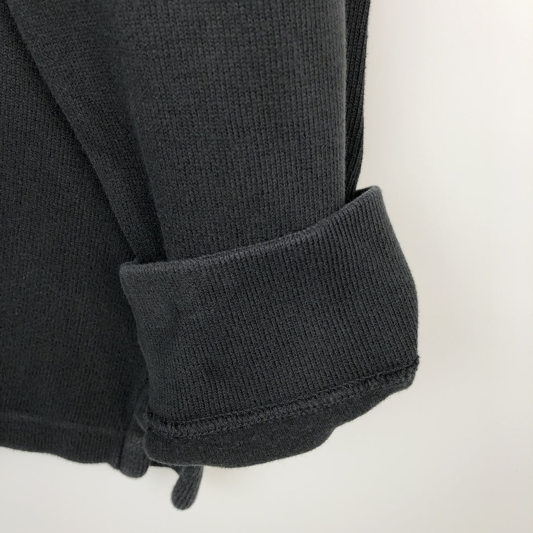 Ralph Lauren POLO by Ralph Lauren Half-Zip Sweatshirt, Men's XL cotton black type Vintage Second Hand