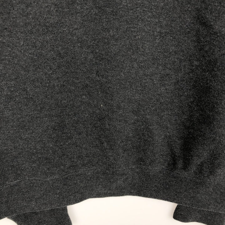 Ralph Lauren POLO by Ralph Lauren ribbed half-zip sweatshirt, men's M size cotton gray type Vintage Second Hand