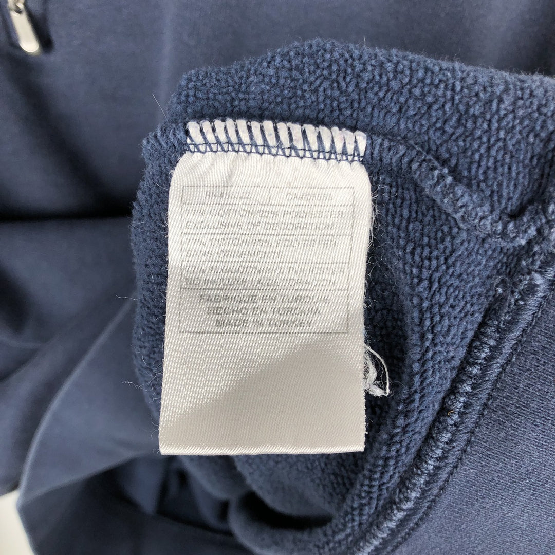 2000'S Nike Half-Zip Sweatshirt (Men's Size XL) cotton navy blue type Vintage Second Hand