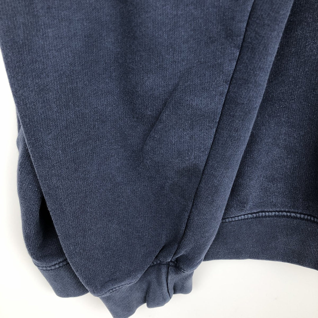 2000'S Nike Half-Zip Sweatshirt (Men's Size XL) cotton navy blue type Vintage Second Hand