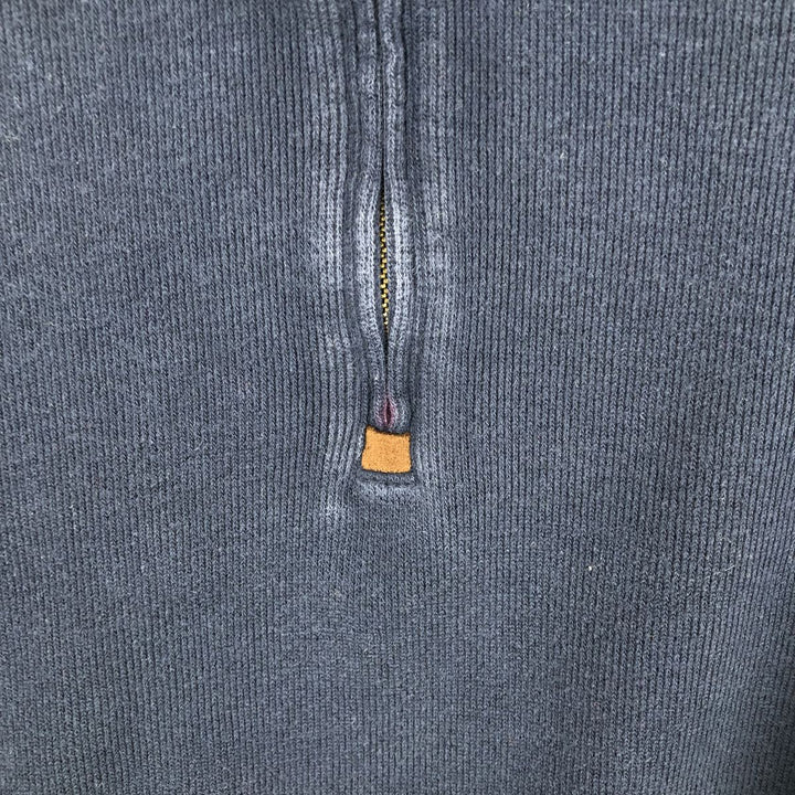 Ralph Lauren POLO by Ralph Lauren Half-Zip Sweatshirt, Men's Size L cotton navy blue type Vintage Second Hand