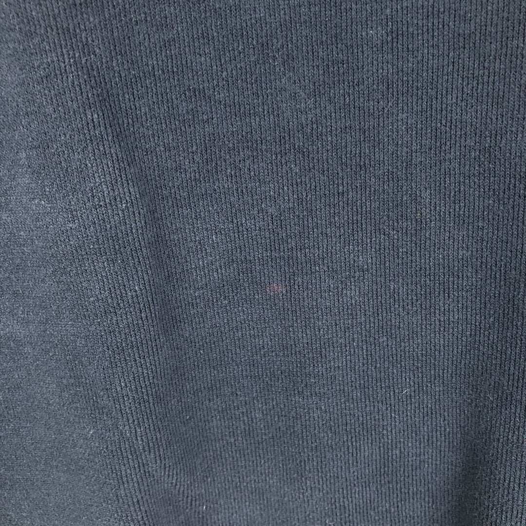 Ralph Lauren POLO by Ralph Lauren Half-Zip Sweatshirt, Men's Size L cotton navy blue type Vintage Second Hand