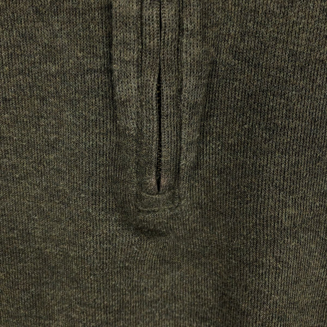 Ralph Lauren POLO RALPH LAUREN Half-zip sweatshirt, sweatshirt, men's size L cotton Khaki type Vintage Second Hand