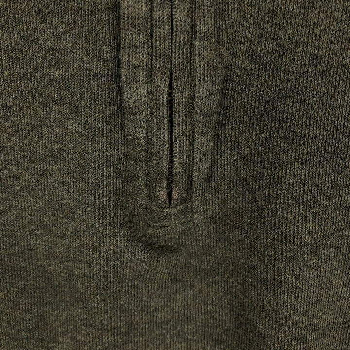 Ralph Lauren POLO RALPH LAUREN Half-zip sweatshirt, sweatshirt, men's size L cotton Khaki type Vintage Second Hand