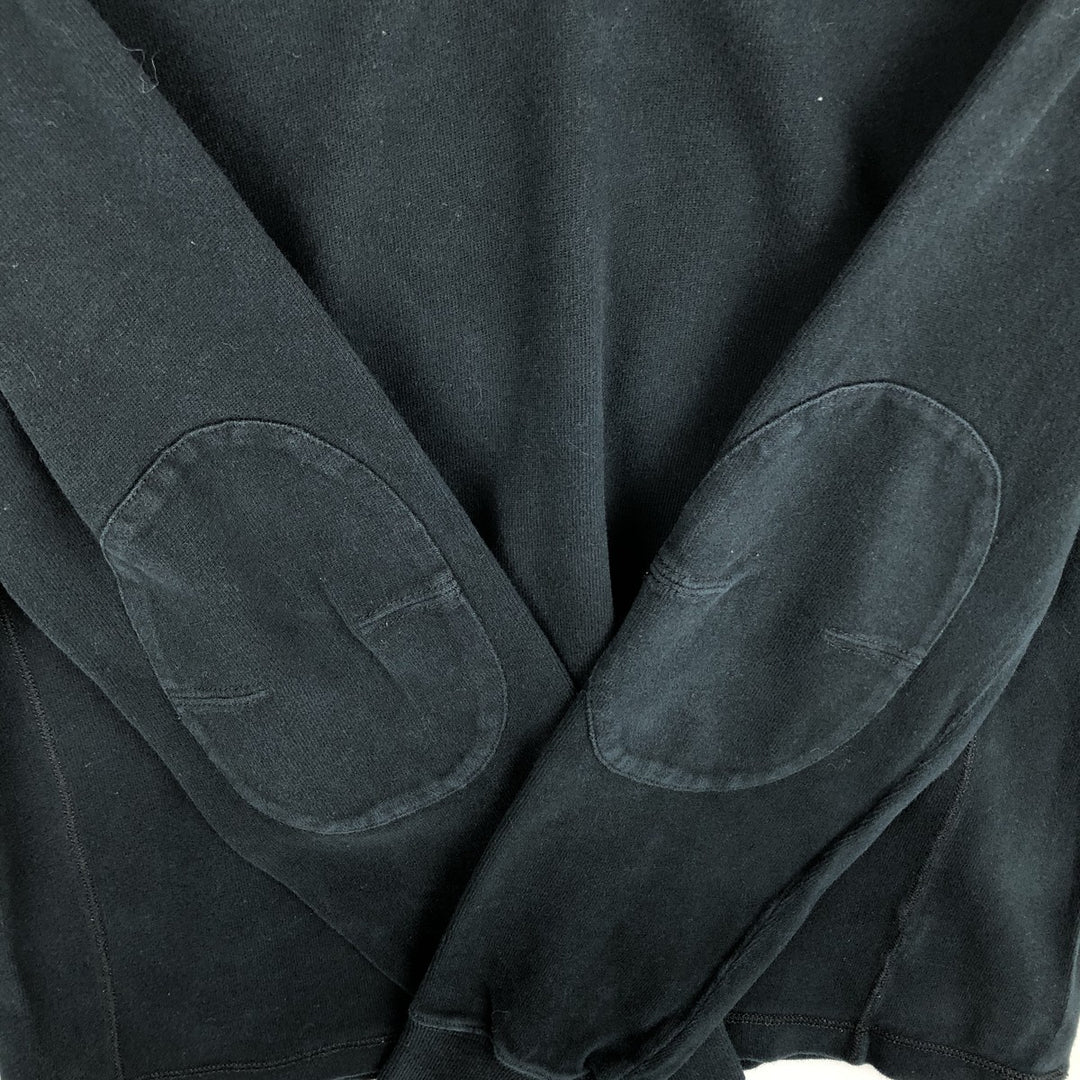 Ralph Lauren POLO by Ralph Lauren Half-Zip Sweatshirt, Men's M cotton black type Vintage Second Hand