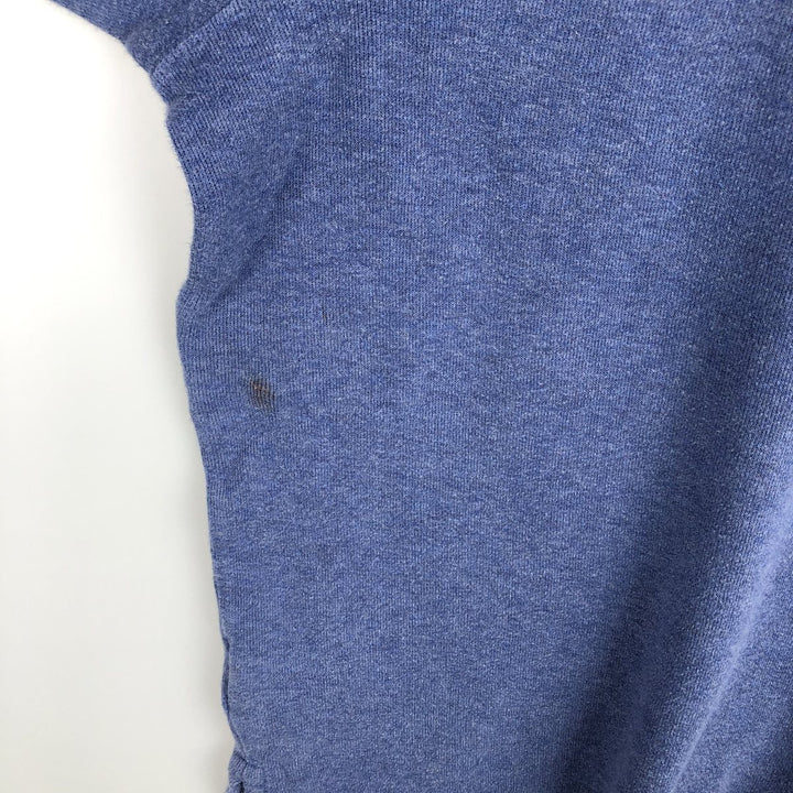 Ralph Lauren ESTATE RIB Rib Knit Half-Zip Sweatshirt (Men's XL equivalent) cotton blue type Vintage Second Hand