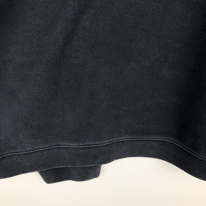 Ralph Lauren CHAPS Half-Zip Sweatshirt (Men's Size XL) cotton navy blue type Vintage Second Hand