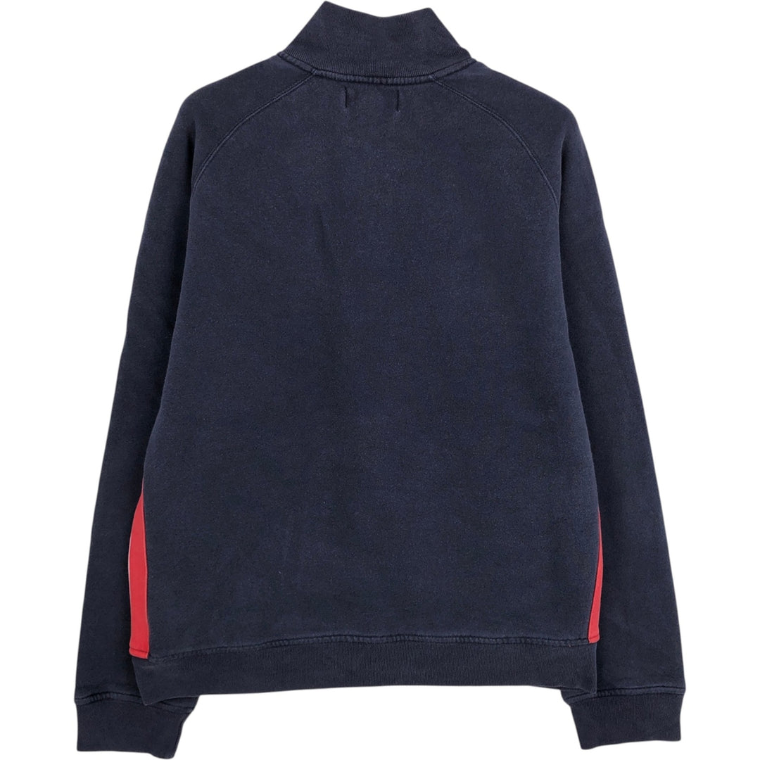 Ralph Lauren POLO by Ralph Lauren Half-Zip Sweatshirt, Men's Size L cotton navy blue type Vintage Second Hand