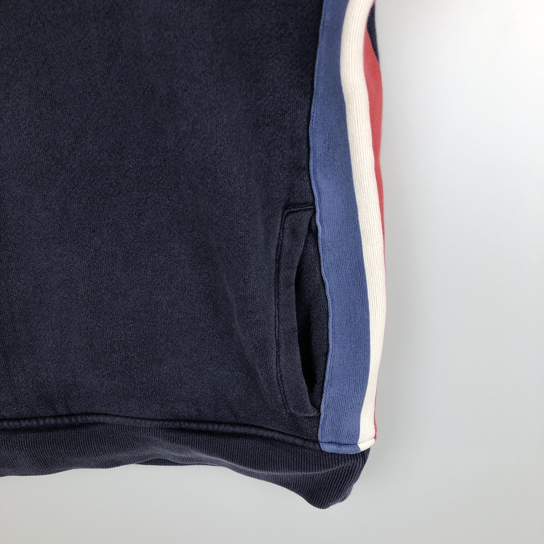 Ralph Lauren POLO by Ralph Lauren Half-Zip Sweatshirt, Men's Size L cotton navy blue type Vintage Second Hand