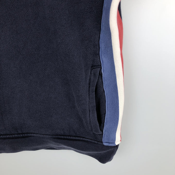 Ralph Lauren POLO by Ralph Lauren Half-Zip Sweatshirt, Men's Size L cotton navy blue type Vintage Second Hand