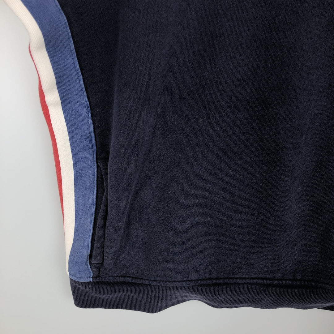Ralph Lauren POLO by Ralph Lauren Half-Zip Sweatshirt, Men's Size L cotton navy blue type Vintage Second Hand