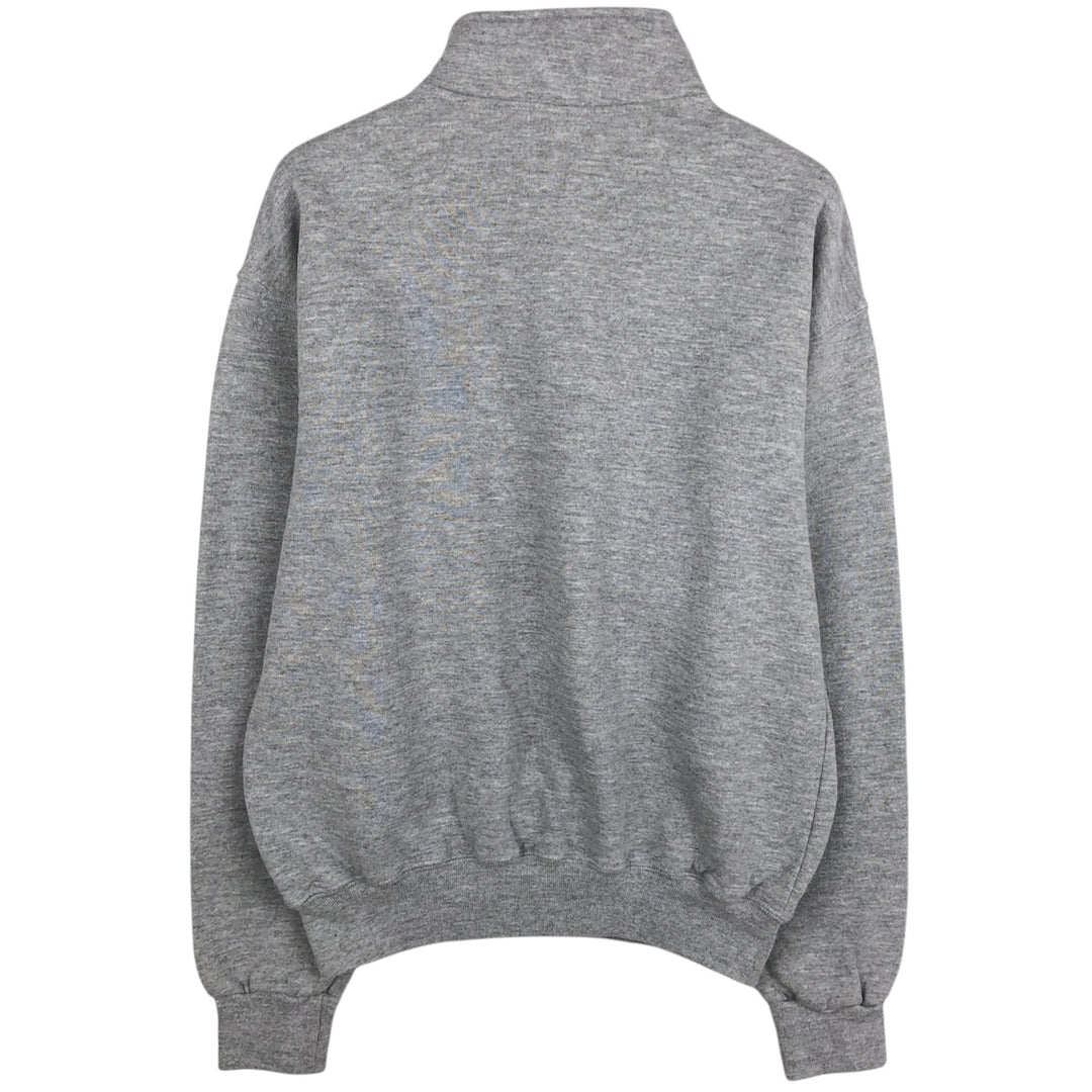 90'S Russell Half-Zip Sweatshirt, Men's Size M (approx.), Vintage polyester gray type Vintage Second Hand